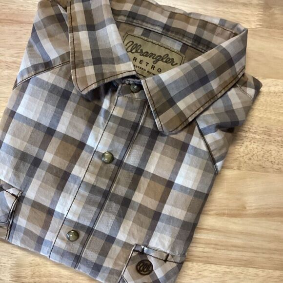 Men’s Wrangler Retro‎ Pearl Snap Shirt - XL - Picture 1 of 8
